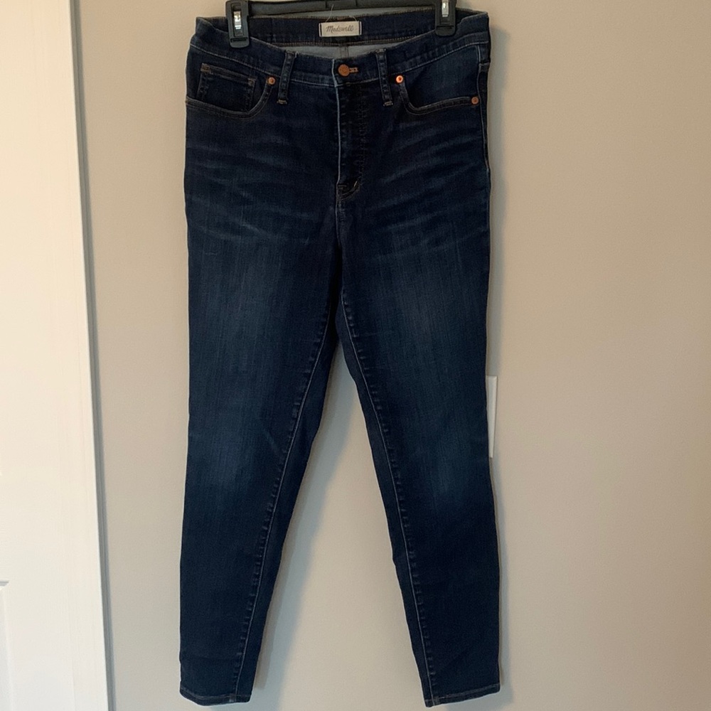 Madewell 9” high rise skinny jeans, size 31